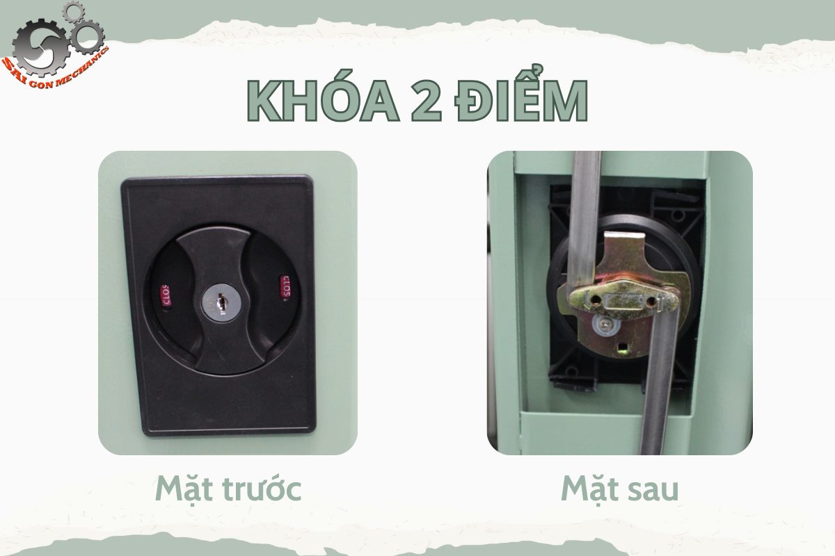 khóa 2 điểm