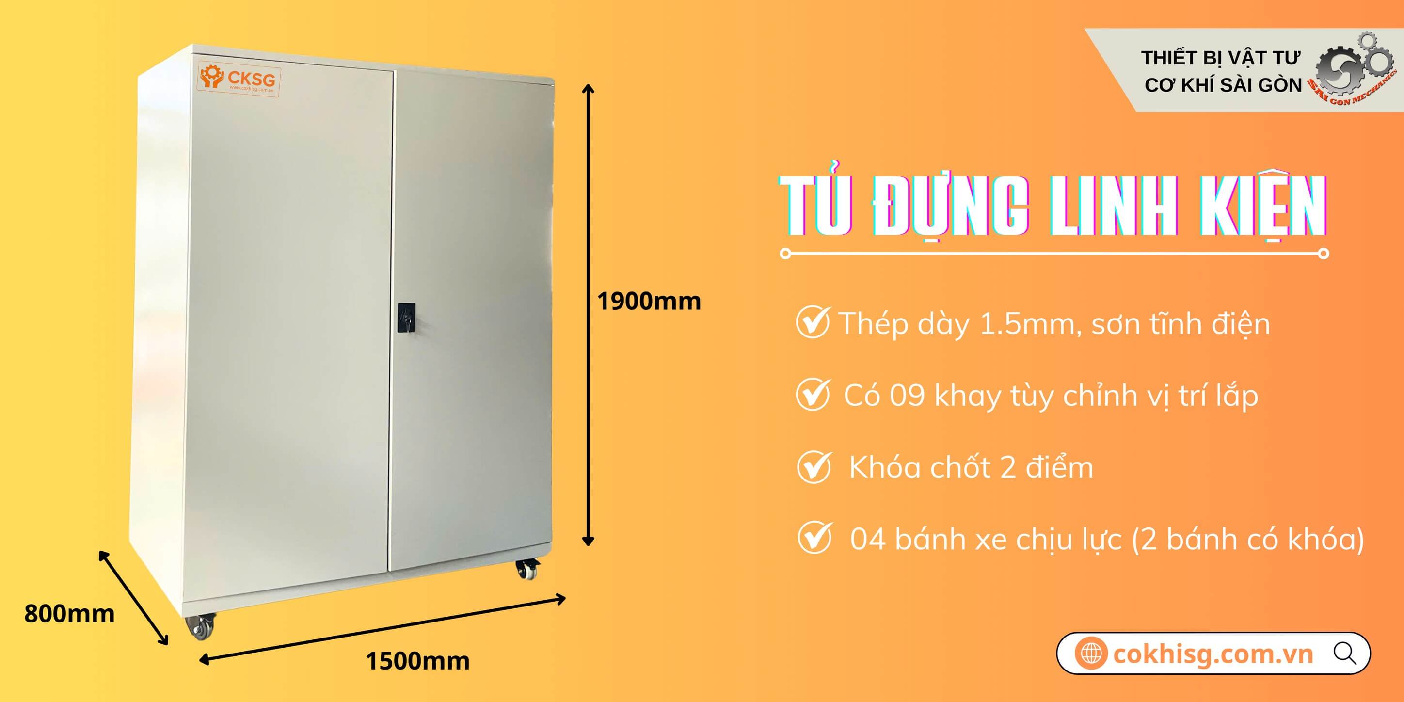 tủ đựng linh kiện