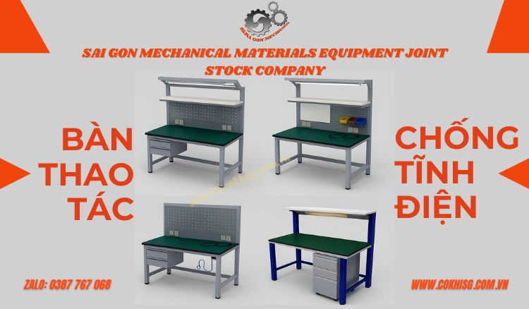 BÀN THAO TÁC CHỐNG TĨNH ĐIỆN