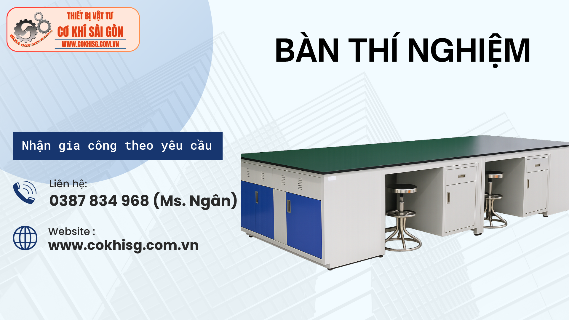 bàn thí nghiệm