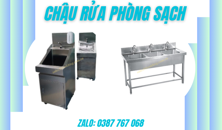 chậu rửa phòng sạch