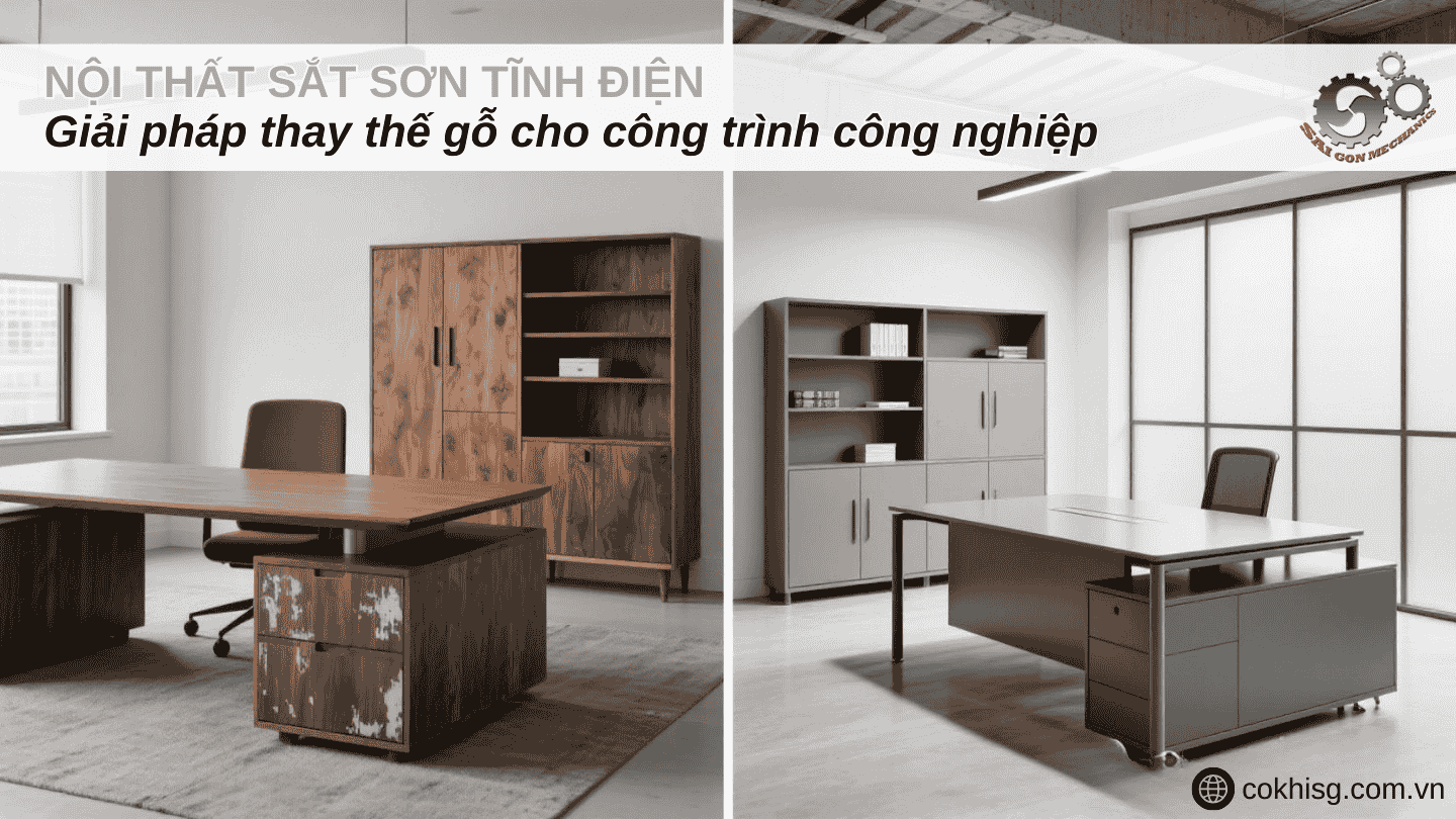 NỘI THẤT SẮT SƠN TĨNH ĐIỆN