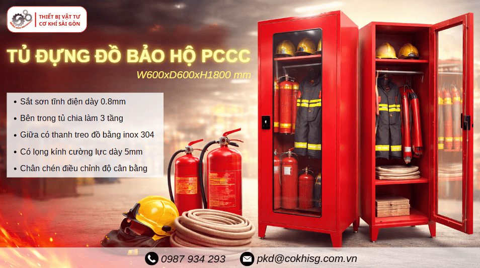 TỦ ĐỰNG ĐỒ BẢO HỘ PCCC
