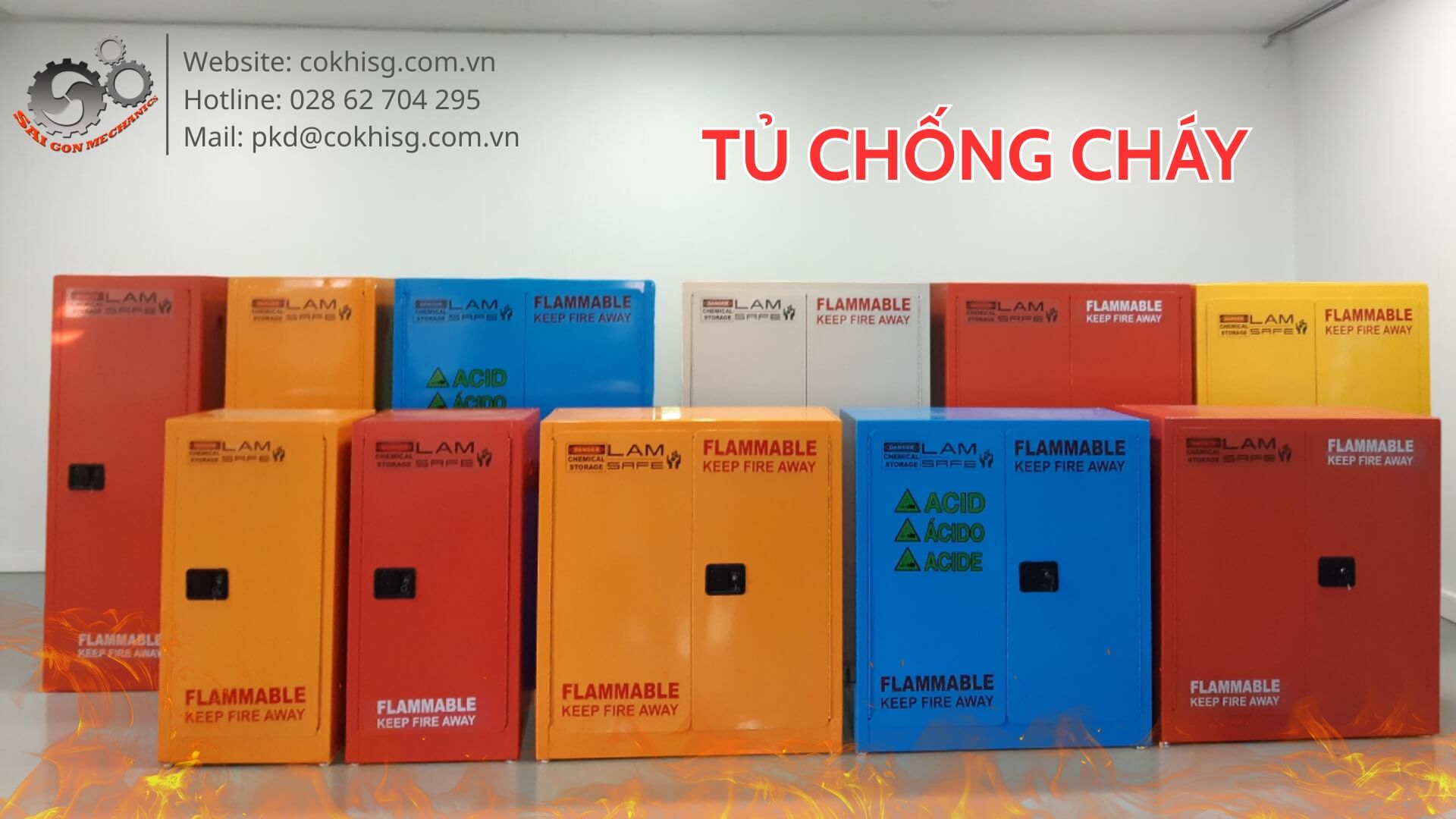 tủ chống cháy đạt chuẩn iso 9001:2015