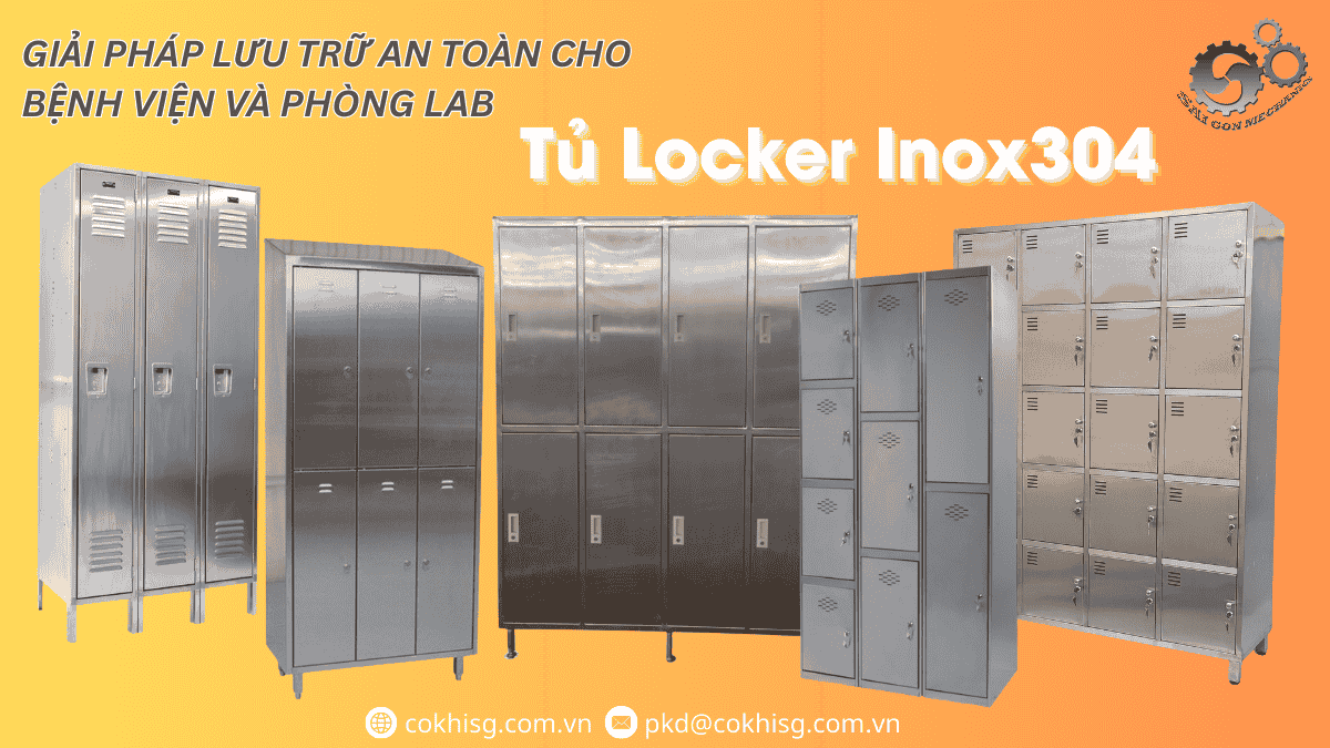 tủ locker inox 304