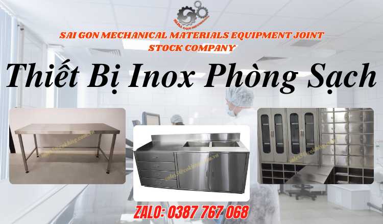 thiết bị inox phòng sạch