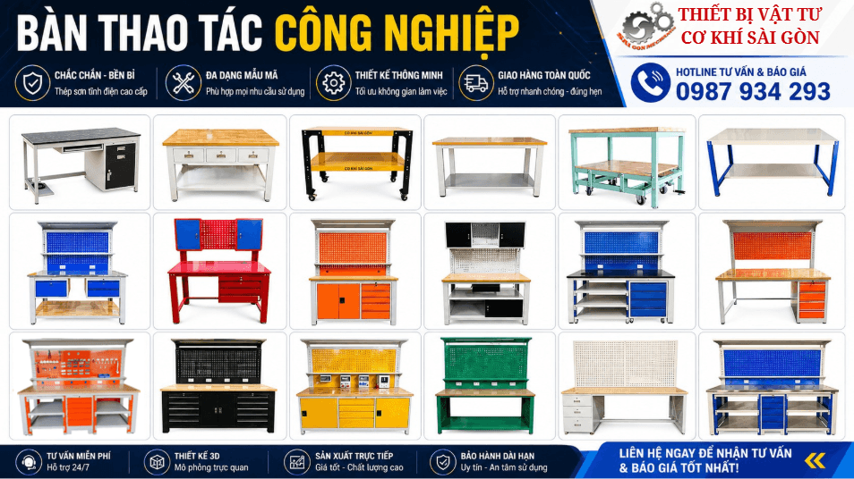 bàn thao tác công nghiệp