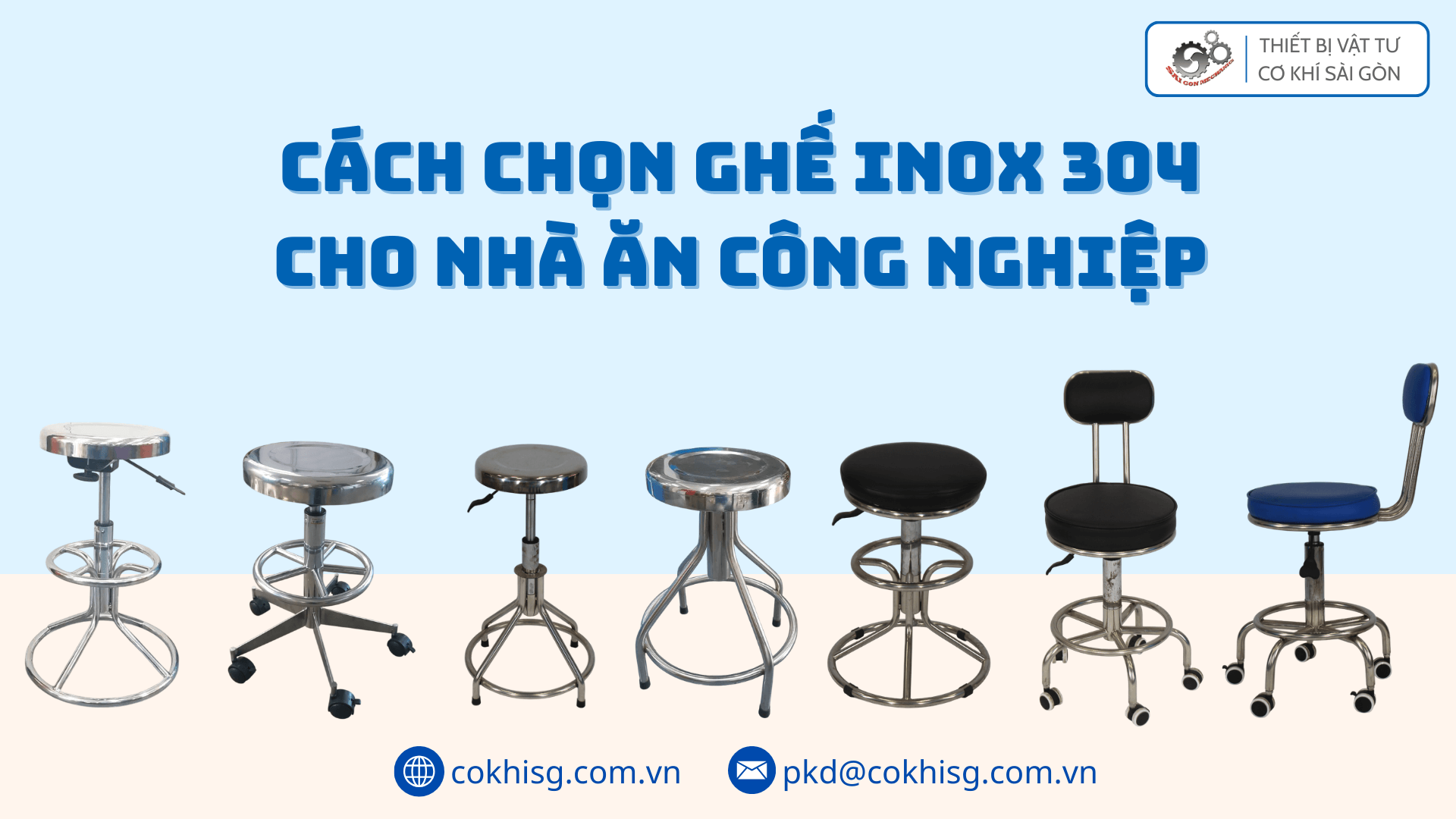 ghế inox 304 cho nhà ăn