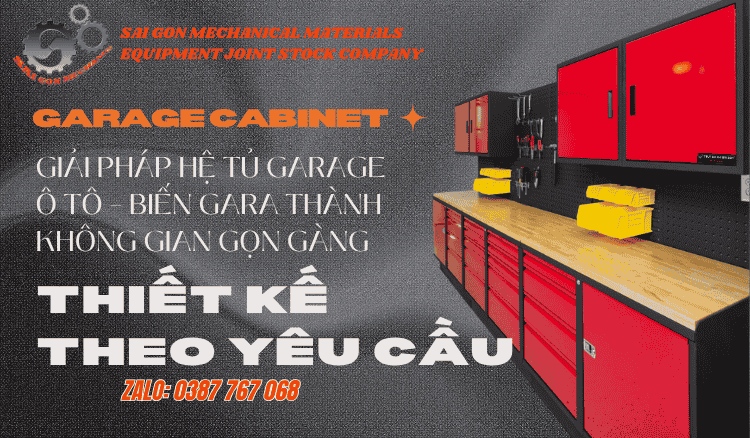 bộ tủ garage ô tô