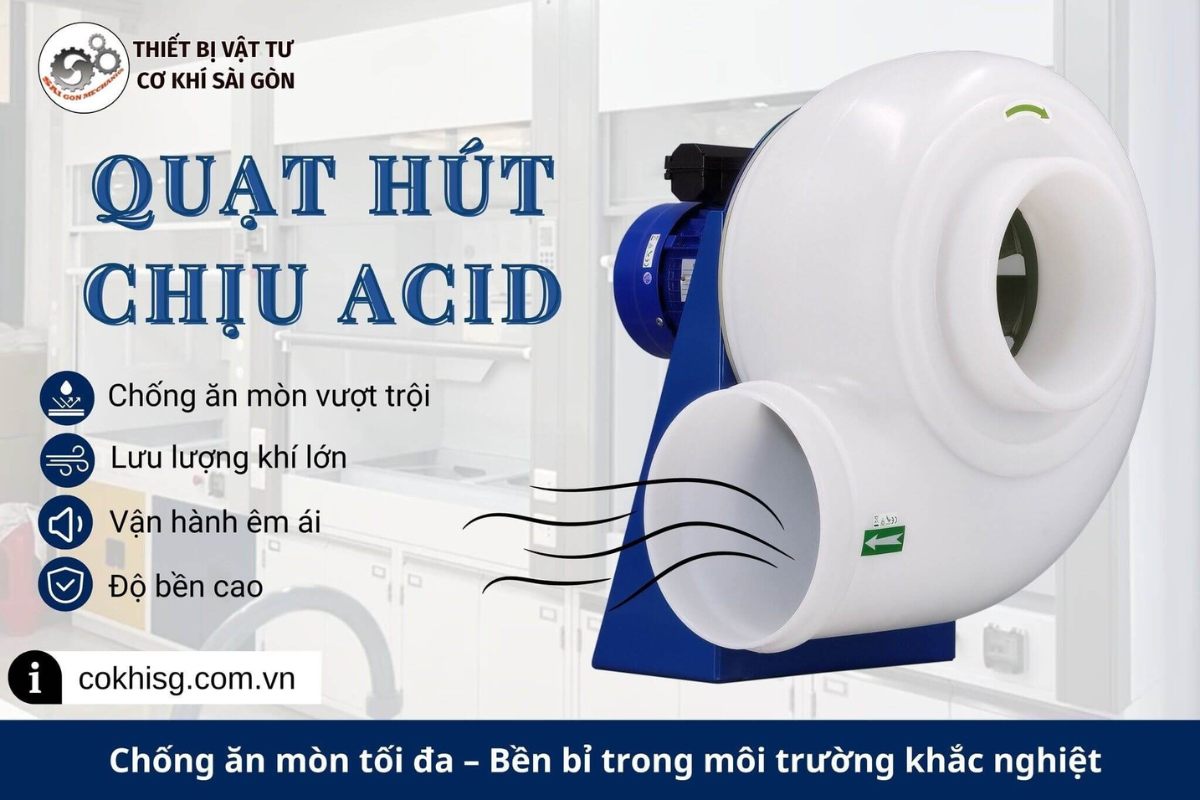 quạt hút chịu acid