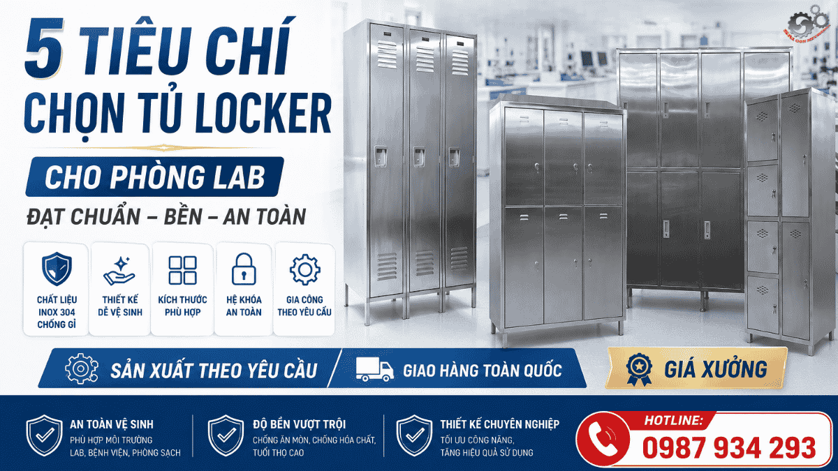 CHỌN TỦ LOCKER INOX 304