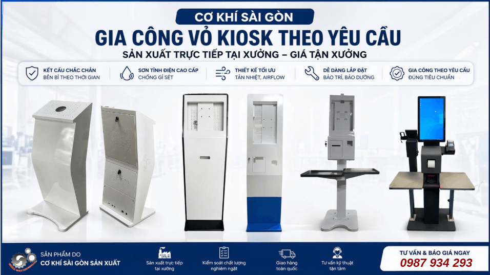 gia công vỏ kiosk
