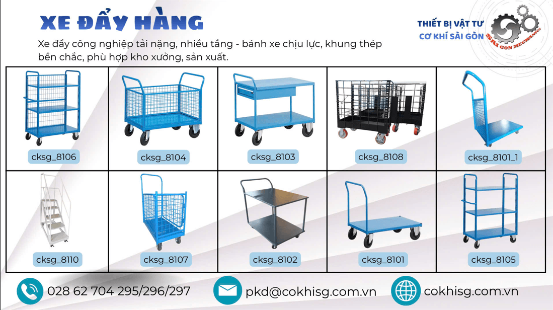 xe đẩy hàng siêu thị