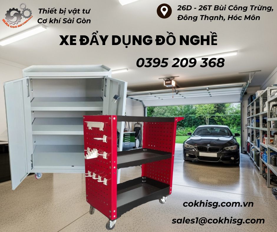 xe đẩy dụng cụ