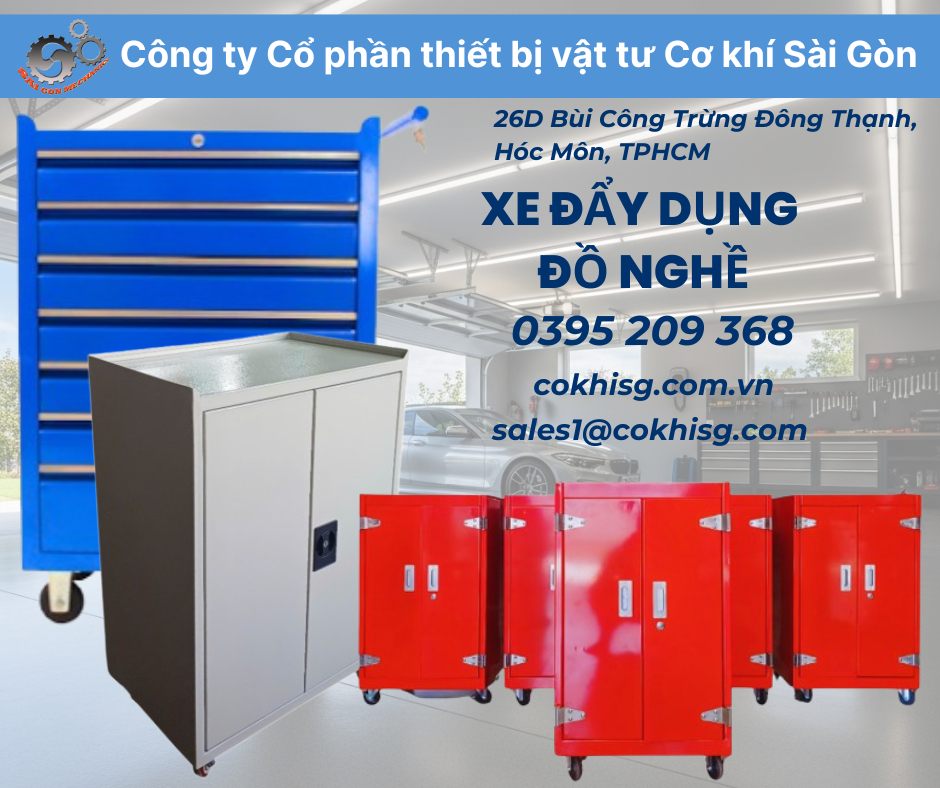 xe đẩy dụng cụ